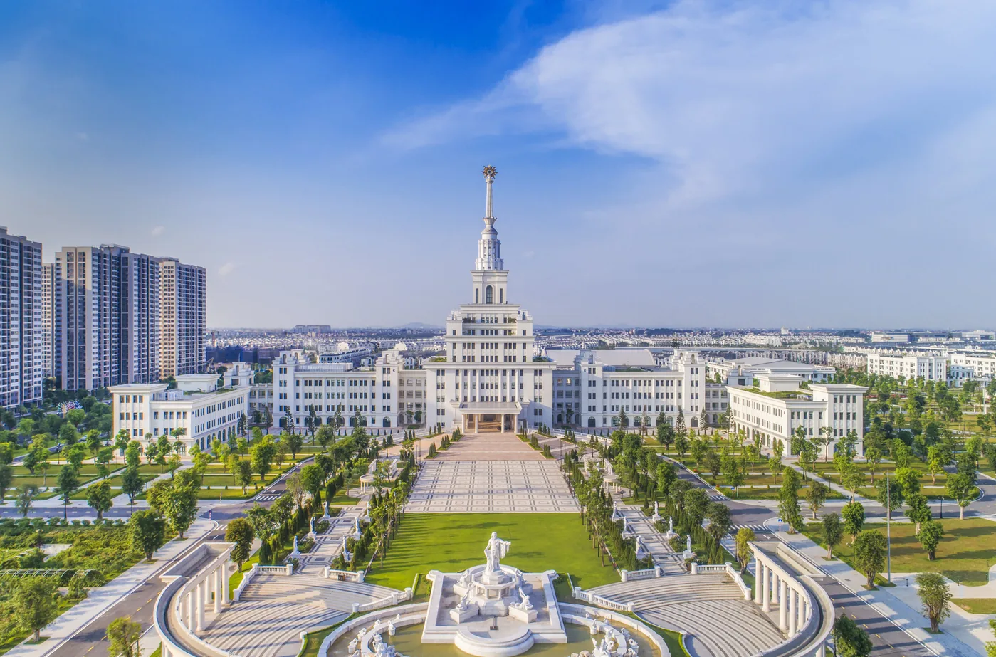 Trường Đại học VinUniversity tọa lạc tại Vinhomes Ocean Park 1.